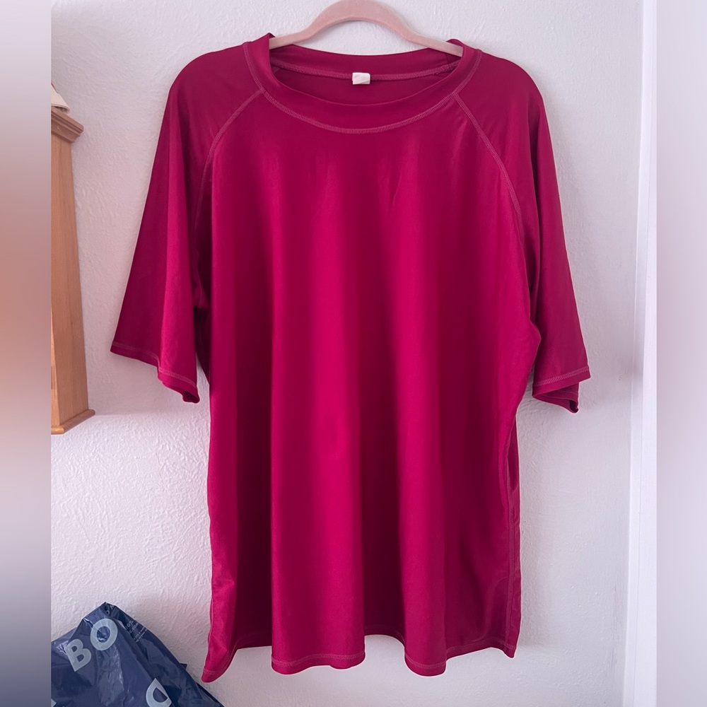Pink Swim Shirt, 3x